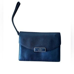 Kate Spade Mollie Braxton Place Wristlet Clutch Wallet Zip Black